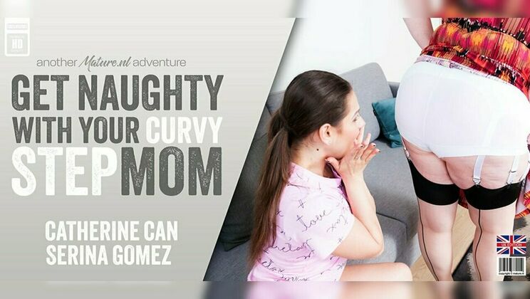 Catherine Can's Big Tits Seduce Young Serina Gomez