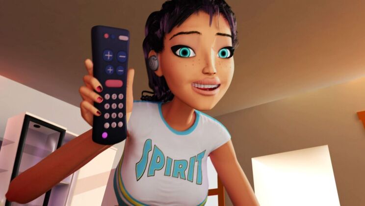 Brunette Shaved Teen Fingers Herself in Uniform