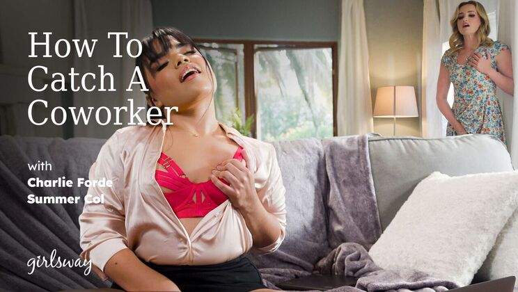 [Girlsway] - Catching A MILF At The Office - Charlie Forde - Summer Col