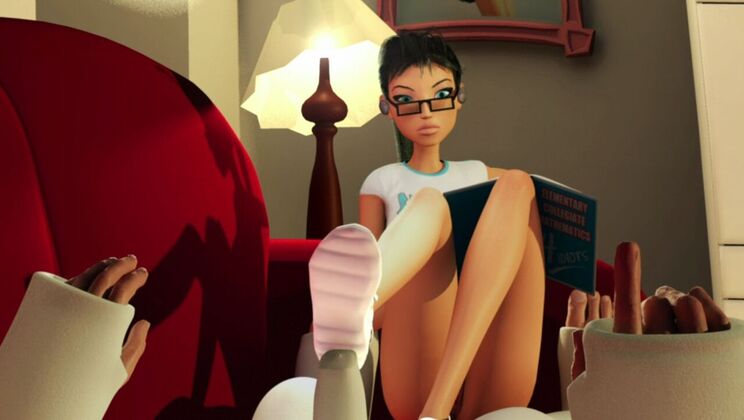 Brunette Counts Her Orgasm with Masturbation