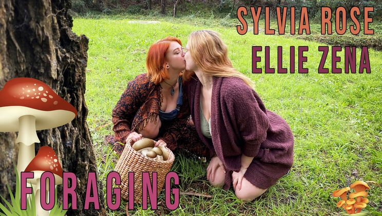 Ellie Zena & Sylvia Rose - Hot Outdoor Fingering Session