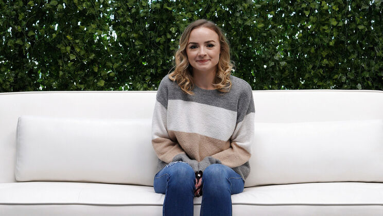 Ashley Sucks and Gets Creampied