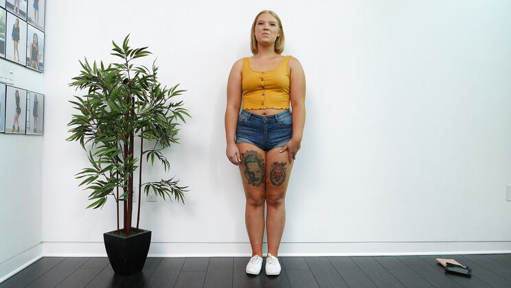 Cindy Performs Deepthroat in Audition