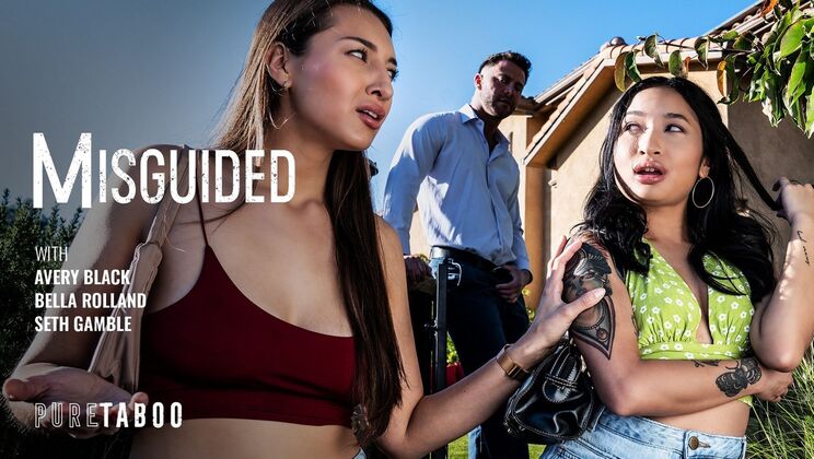 [PureTaboo] - Misguided Pussy Licking Fun - Seth Gamble - Bella Rolland - Avery Black