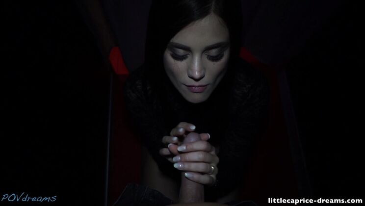 LittleCaprice's POV Blowjob at the Czech Erotica Expo