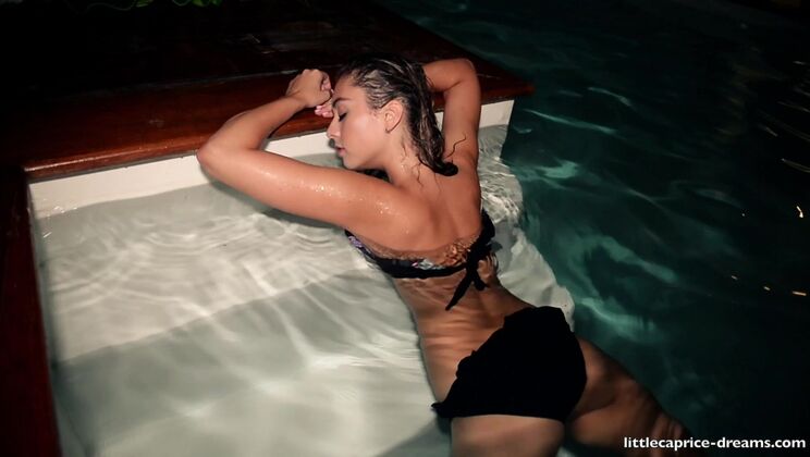 Sabrisse Fingers Her Natural Tits