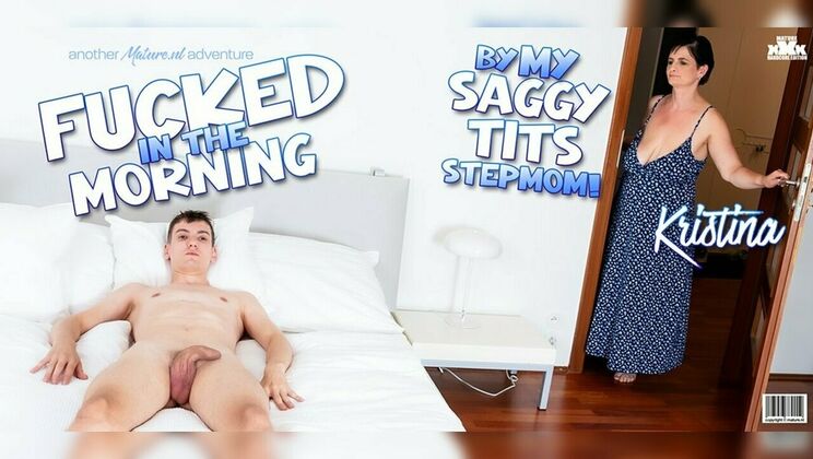 Stepmom Kristina's Big Tits are the Highlight of Stepson's Day