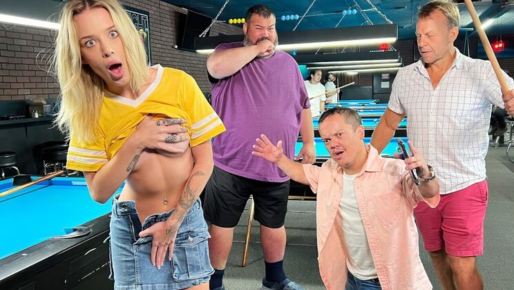 [He'sGotRizz] - Anal Fingering at the Pool Hall - Peter Green - Ashlyn Angel