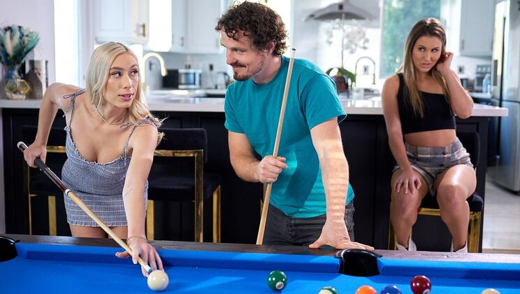 [AdultTime] - Blowjob and Fingering Competition - Paige Owens - Kay Lovely - Robby Apples