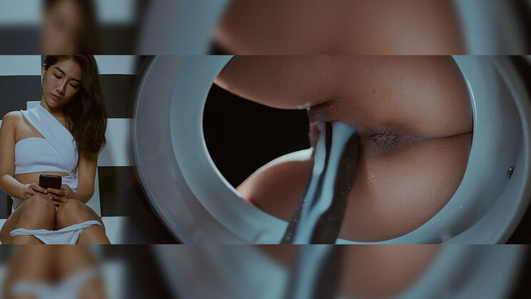 Toilet Fucking with Bunny Brownie