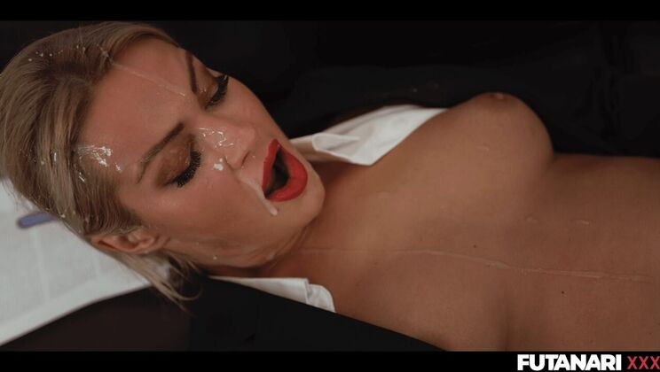 Sexy Boss Cherry Kiss Rubbing Her Wet Pussy