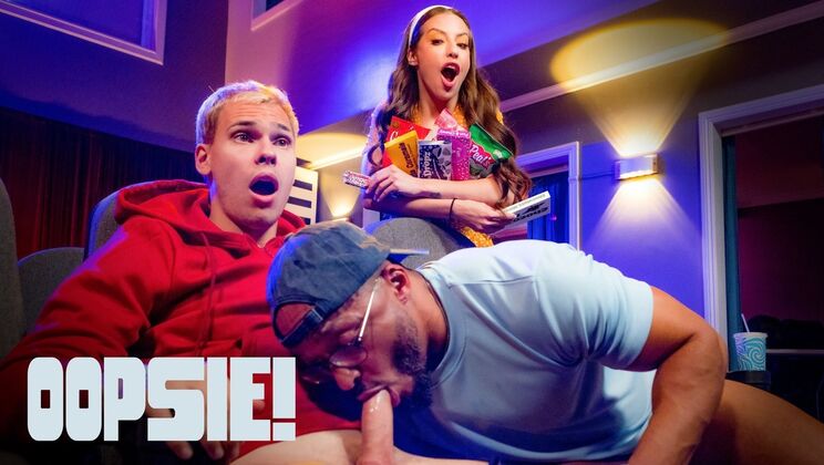 [Oopsie!] - Spencer Bradley Takes Big Black Cock – Anal & Facial Cumshot - Dillon Diaz - Spencer Bradley - Tony Sting