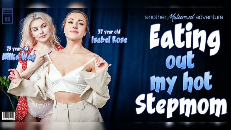 [Mature.nl] - Stepmom and stepdaughter in hot lingerie lesbian sex