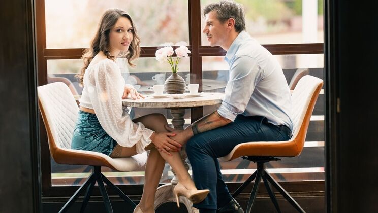 Denis Marti licks and fucks Kristina Grace's tight pussy