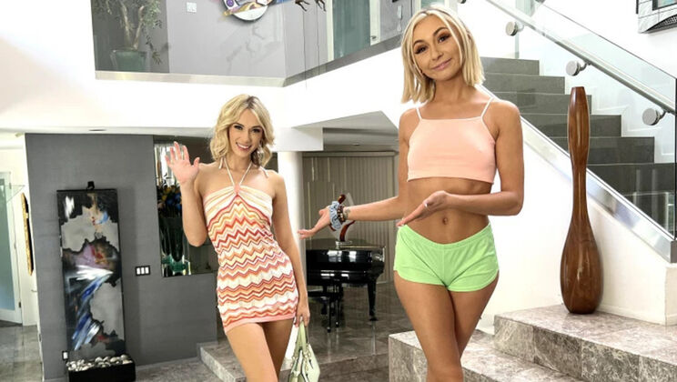 [intimatePOV] - Unexpected Girlfriend Threesome Fun - Chloe Temple - Sky Pierce