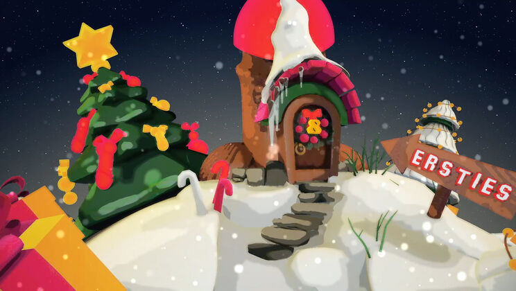 Christmas Door 8 Porn - Domino's Big Tits