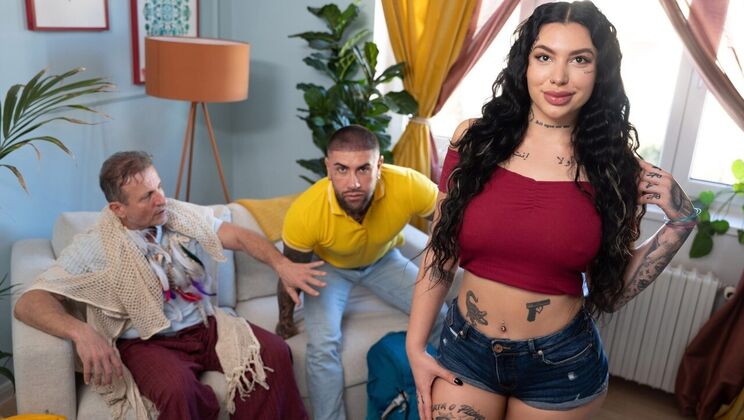 European Studs Give Nala a Creampie