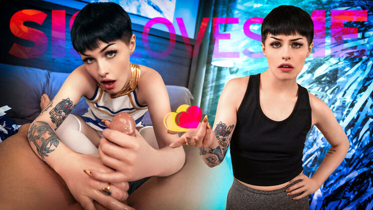 [SisLovesMe] - Stepbrother Dominates Stepsister with Blowjob and Facial - Austin Pierce - Raee Ripley