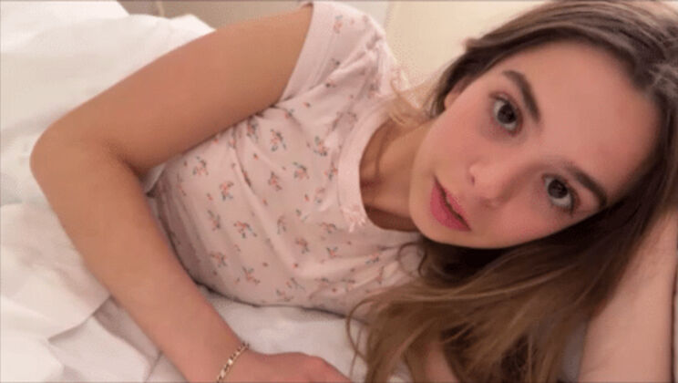 Tiny Blonde Molly Little Fucks in Hot Summer Night POV