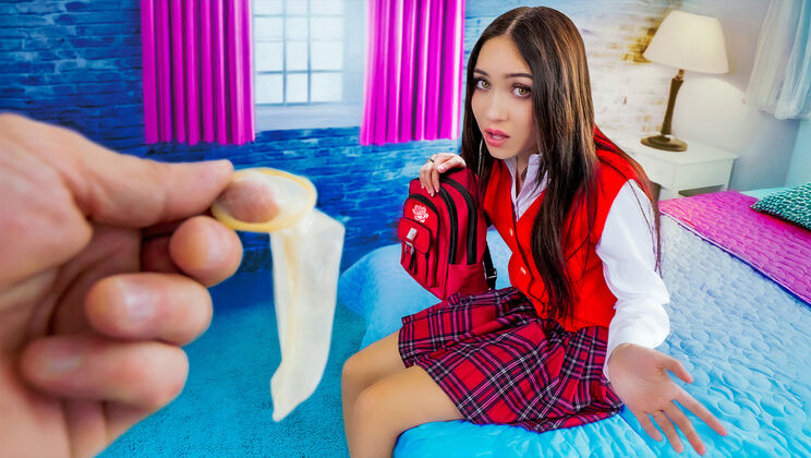 Tight Brunette Mia Takes Stepdad's Cock Deep