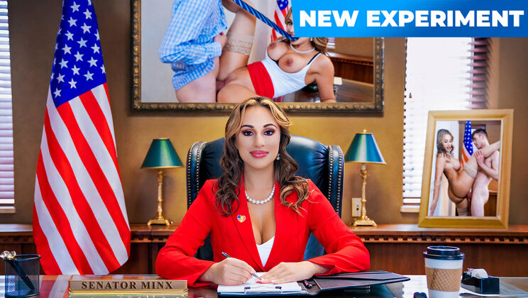 Older woman Monica Minx teases young Enzo East