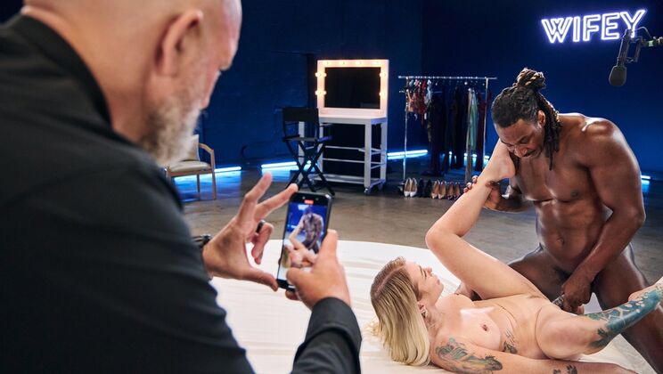 Saint LaRose Tattoo Babe Takes BBC Doggystyle