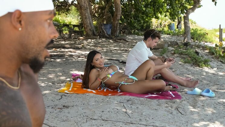 [RKPrime] - Anal Beach Fuck: Cum on Tits and Spanking Fun - Dickdealer Don - Brandy Salazar