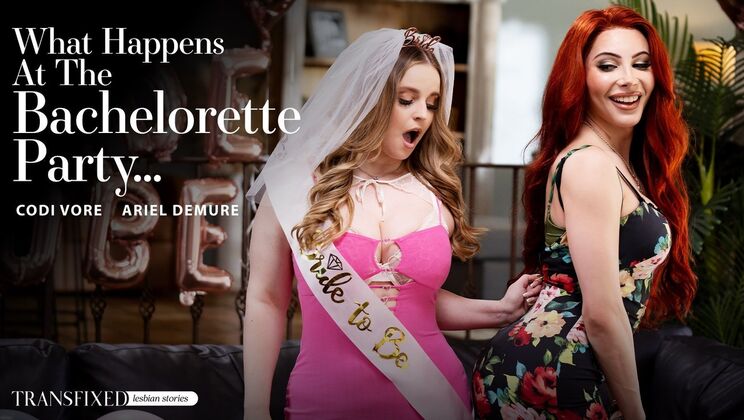 [Transfixed] - Adult Time Bachelorette with Shemale and Female - Codi Vore - Ariel Demure