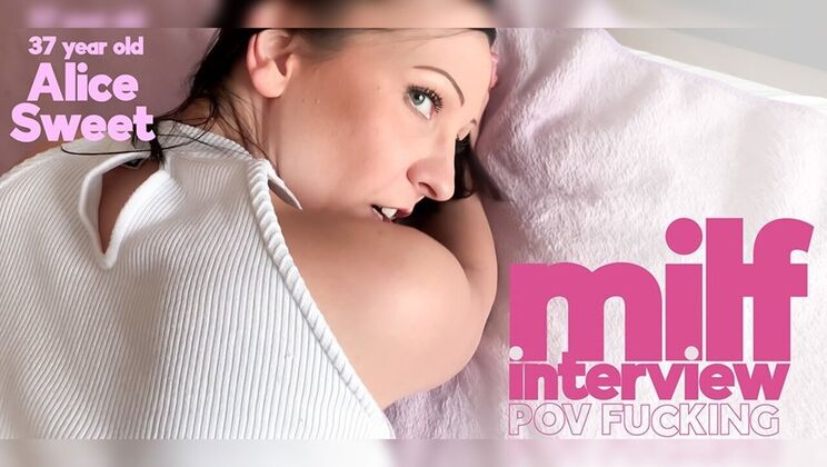 German MILF Alice Sweet POV Blowjob & Fuck Interview
