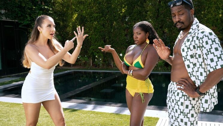 [DigitalPlayground] - Spanking And Fucking Bubble Butt Wife Doggystyle Style - Isiah Maxwell - Amari Anne - Melissa Stratton