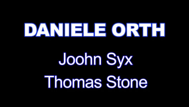 Young Girl Daniele Orth Wanted DP So Much - Cumshot Finish