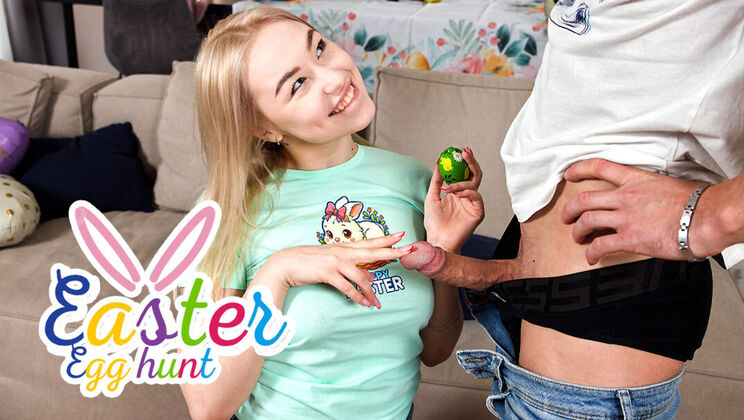 [ClubSweethearts] - Easter Sex Party: European Blonde Gets Facial on Her Beautiful Ass - Sara Bork - Aleks Sam