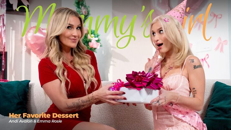 [Girlsway] - Skinny Petite Emma Rosie Tribs with Stepmom in High Heels - Emma Rosie - Andi Avalon