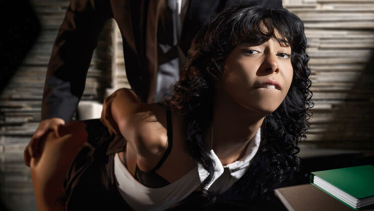 [Oyeloca] - Petite Latina in Lace Bra Gets Throat Filled with Cum - Axl Rey - Cindy Luna