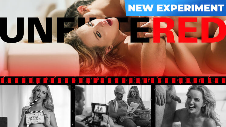 Unfiltered series: interview turns into a messy blowjob session