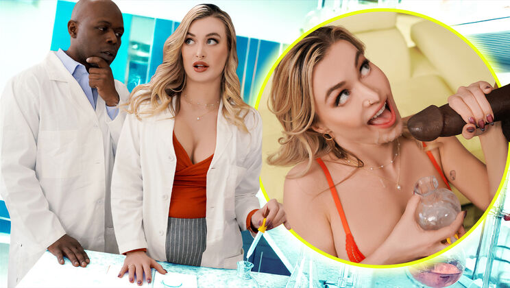 Natalia Starr Scientist: BBC Dick Suck, Spank, and Facial