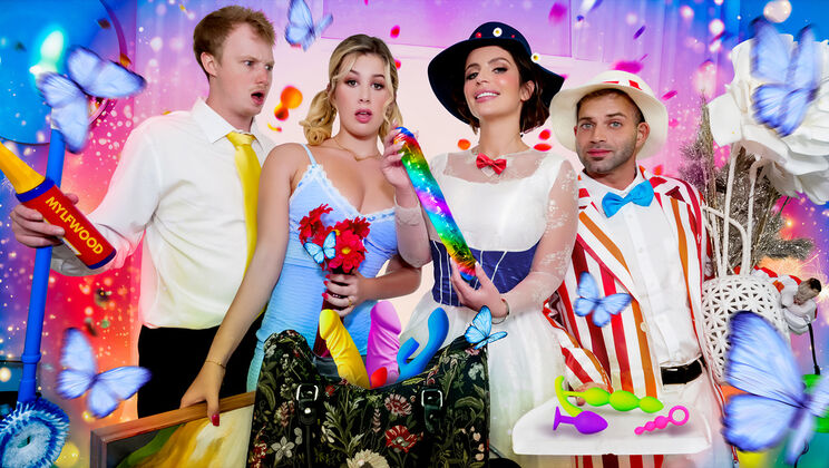 Stepsister and Stepbrother's Dirty Dress Up