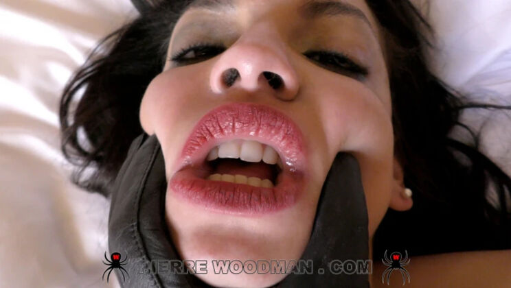Mathilde Ramos Deepthroats While Getting Slapped and Spanked