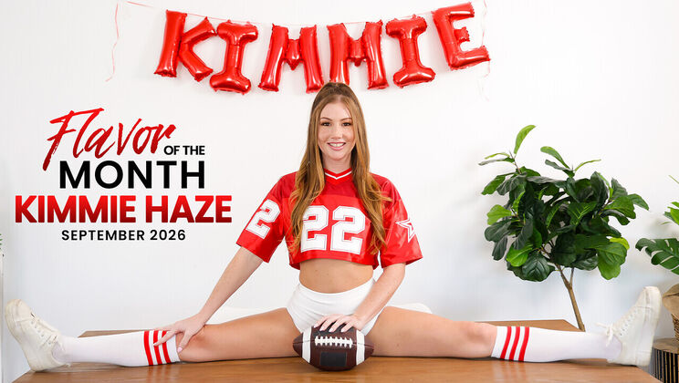 Petite Redhead Kimmie Haze Takes A Big Cock Deep