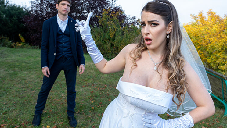 Bride Marica Chanelle Runs Away and Takes a Big Cock for Consolation