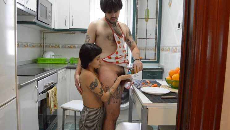 Kissing, Food, And A Quick Handjob