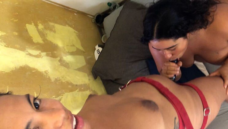 Carmen & Lina Suck and Tease Bedroom