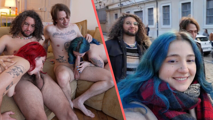 Das French Connection: Intimate Vlog Leads to Hot 4some