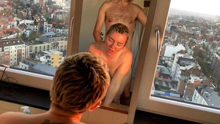 Doggy Style With A View: Shaved Pussy POV