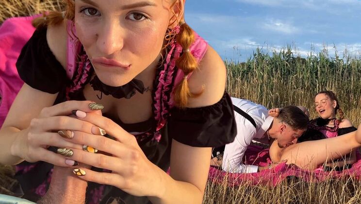 Mia & Jimmy: Kinky Outdoor Oktoberfest POV