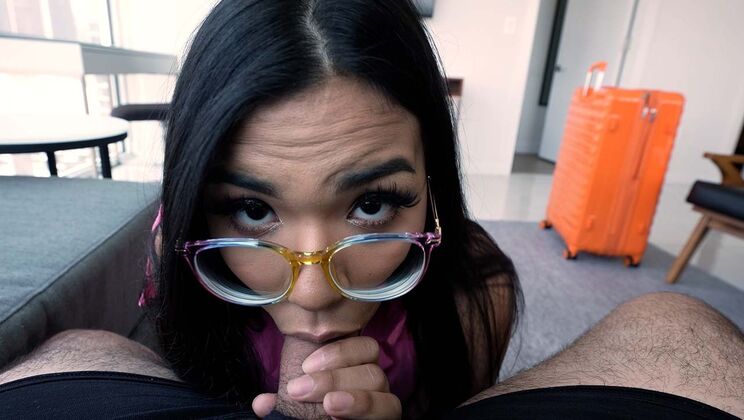 Summer Col Sweet Goodbye Indoor Blowjob